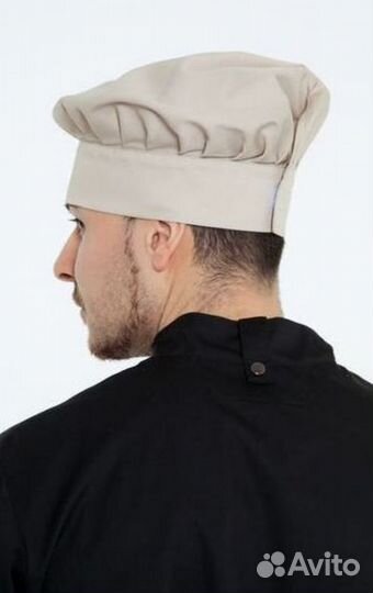 Китель поварской мужской черный