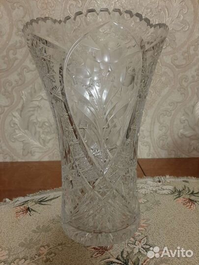 Ваза хрустальная гдр