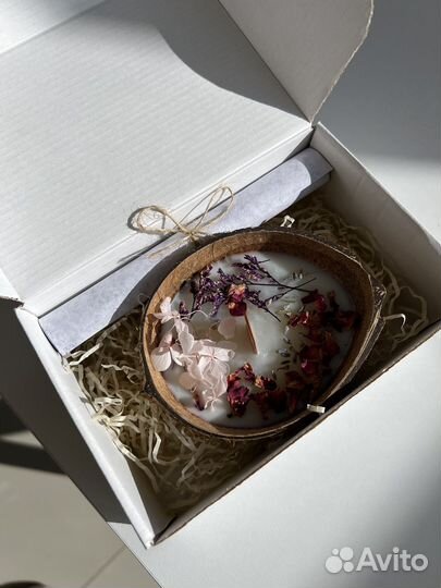 Мастер класс Свеча желания в кокосе