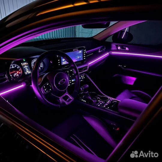 Установка ambient light в автомобиль