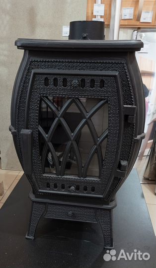 Печь-камин Бахта чёрная