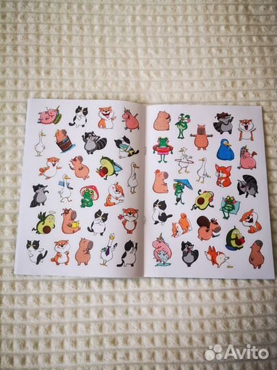 Наклейки стикеры Котики