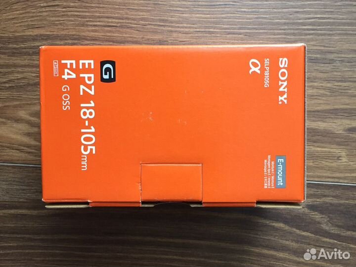 Sony 18-105mm f/4 G OSS PZ E Новые-Гарантия