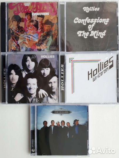 CD диски The Hollies, Badfinger, The Byrds