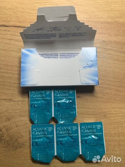 Линзы контактные +1.5 acuvue oasys