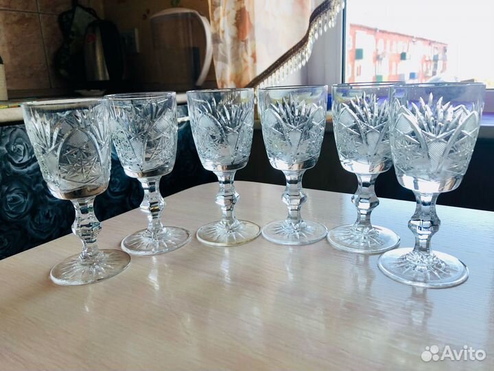Хрустальные бокалы СССР