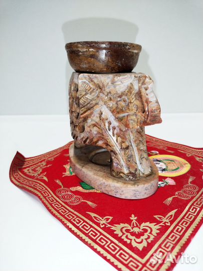 Статуэтка Индийский слон с чашей для арома