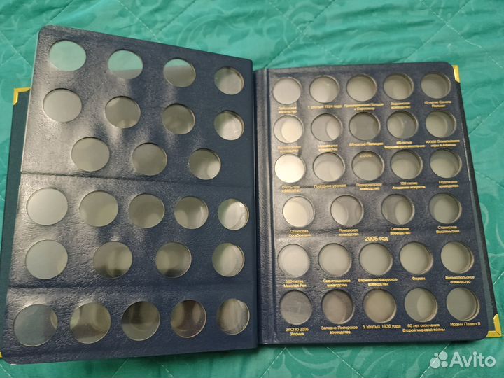 Альбом для юбилейных монет Польши 2 злотых