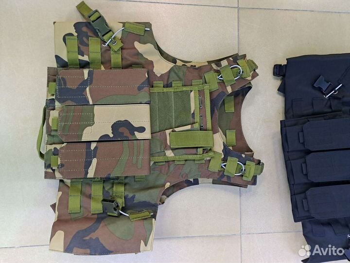 Бронежилет плитник чёрный,мультикам