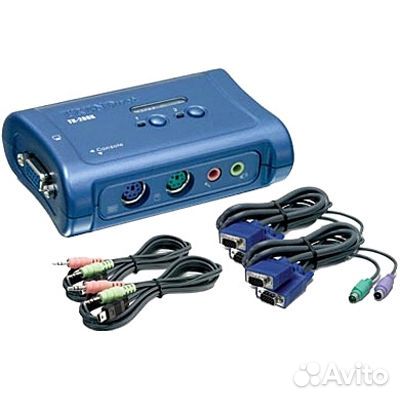 Kvm коммутатор Trendnet