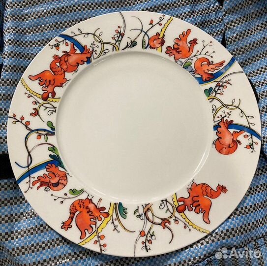Блюдо фарфор Mateo Петушки 31 см