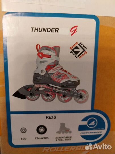 Детские роликовые коньки Rollerblade р.29-33