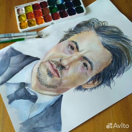 Акварельный портрет