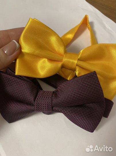 Бабочка мужская бордовая золотая идеал