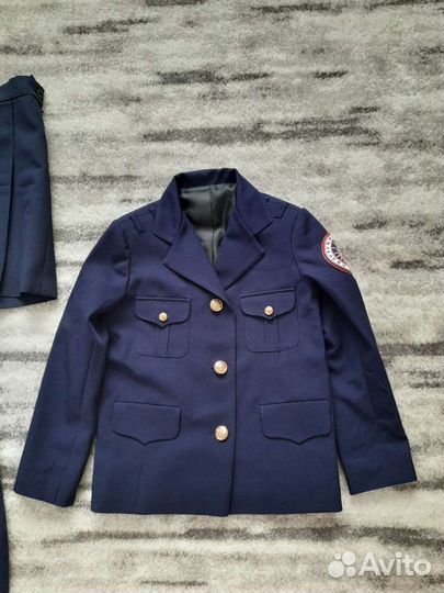 Школьная форма для девочки синяя 122 128