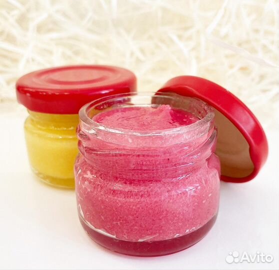 Натуральный бальзам и скраб для губ