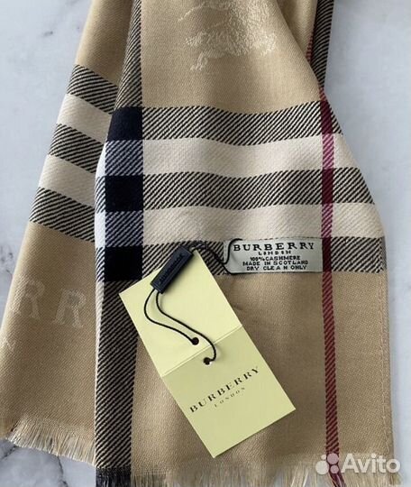 Шарф burberry кашемир