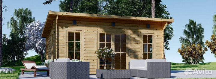 Дом из бруса элтон 44 5x4 TP