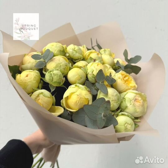 Букет французских роз на заказ