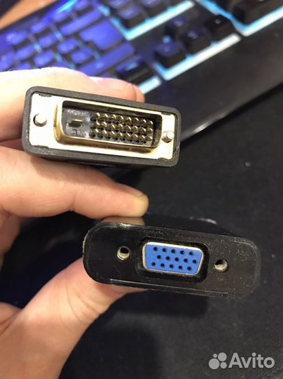 Переходник dvi d vga