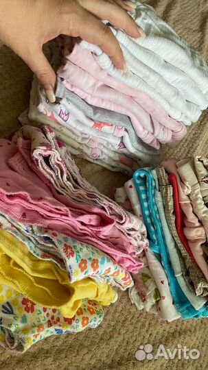 Вещи на девочку 0-6мес
