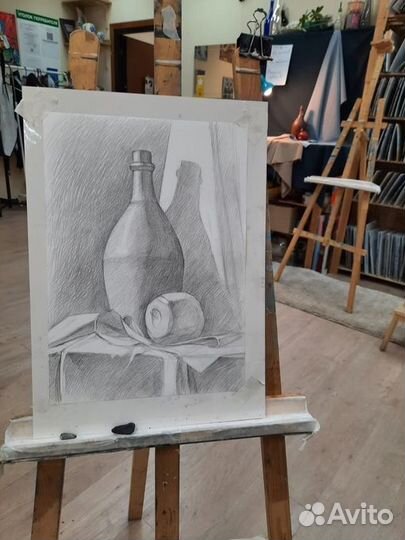 Урок рисования Академический рисунок