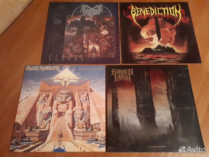 Tiamat/Benediction/Iron Maiden/Barren Earth/LP