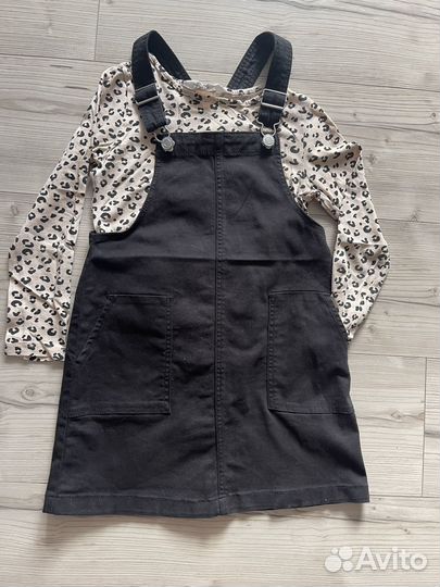 Джинсовый сарафан hm, 128