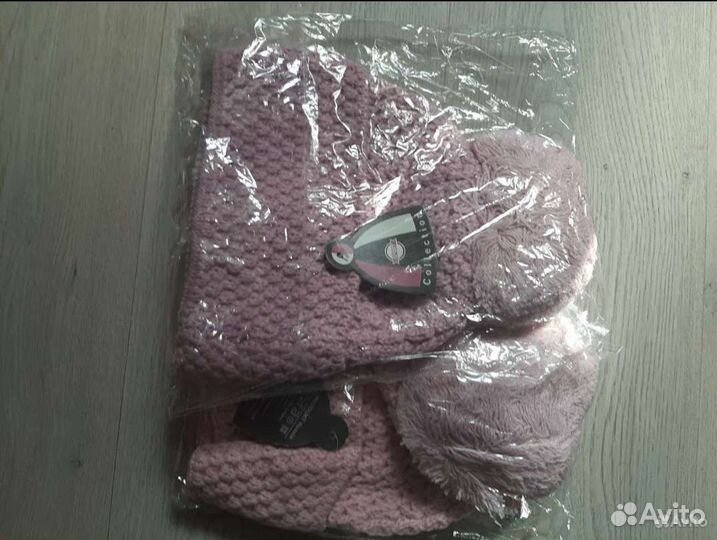Шапки 3шт (разные)для девочек новые