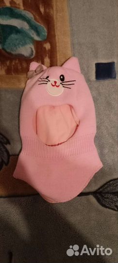 Шапка шлем для девочки