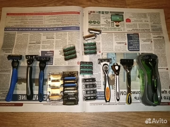 Бритвенные станки+кассеты