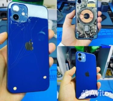 Стекло камеры iPhone 12+Установка