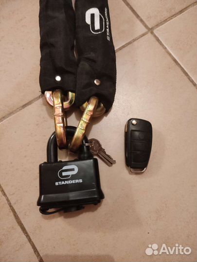 Цепь с замком для велосипеда, мотоцикла