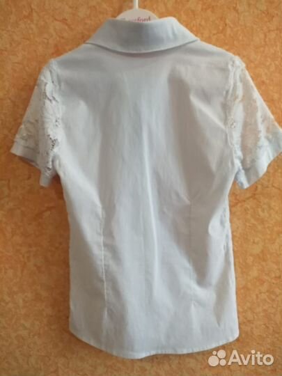 Блузка белая школьная 36 размера