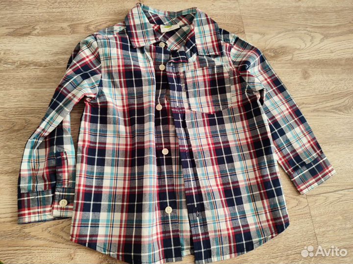 Джинсы,рубашка,кардиган 104-110