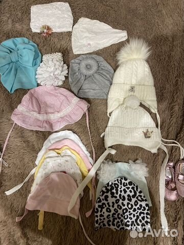 Шапки, повязки на девочку