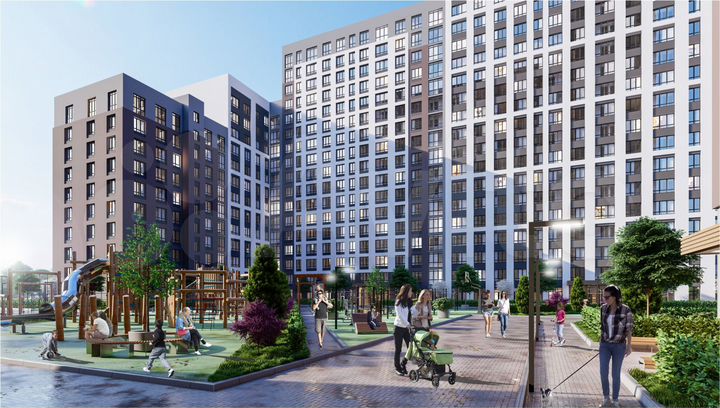 1-к. квартира, 41,3 м², 9/25 эт.