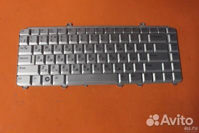 Клавиатура для ноутбука Dell 1420 серебряная