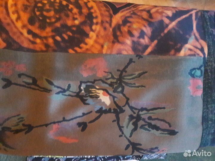 Отрез ткани, купон, шелк 2,2 м