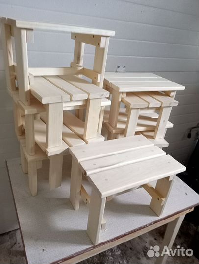 Табуретки для бани