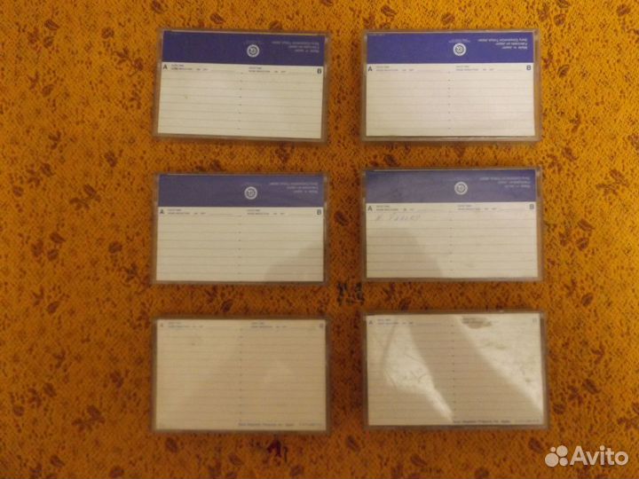 Аудиокассеты sony (Япония) с записью