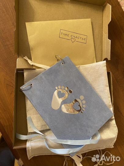 Фотоальбом для новорожденного,метрика подарок