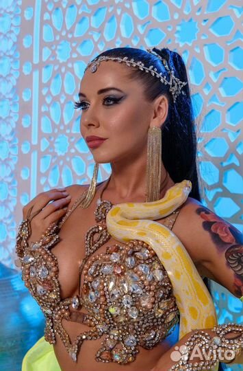 Танец живота, восточные танцы, танец со змеей