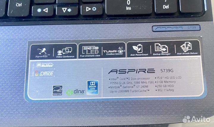Acer aspire 5739g