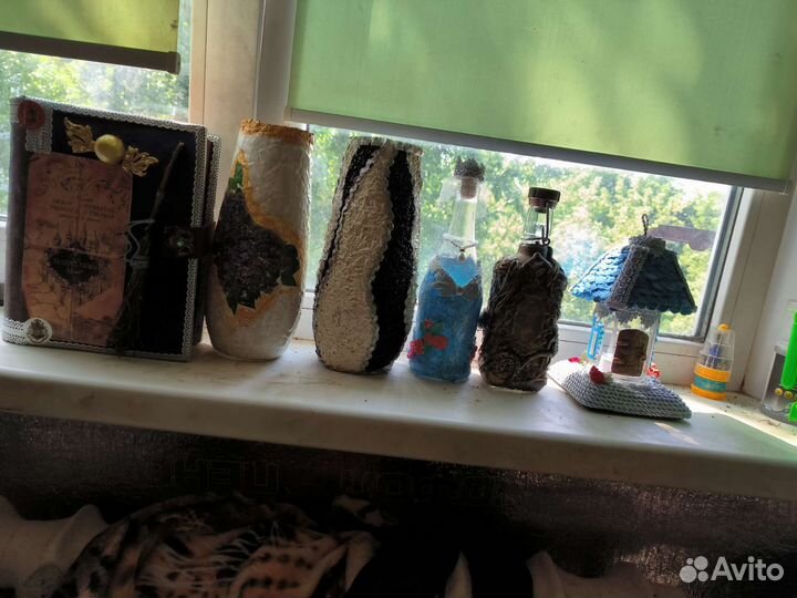 Вазы и бутылки ручной работы