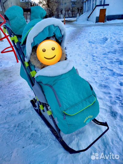 Санки коляска ника