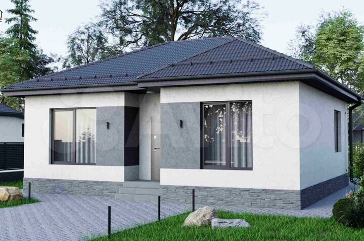 Коттедж 88 м² на участке 5 сот.