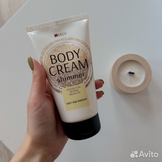 Крем для тела с шиммером от milv