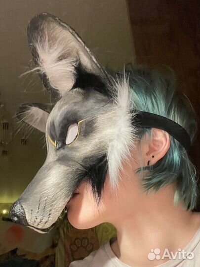 Маска для квадробики волк