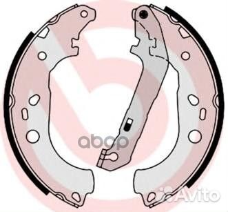 Колодки тормозные барабанные зад S24534